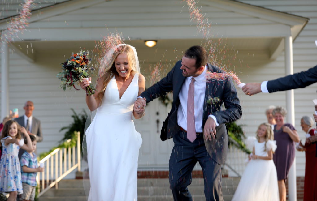 Wedding exit by Light Shifter Studios from Asheville