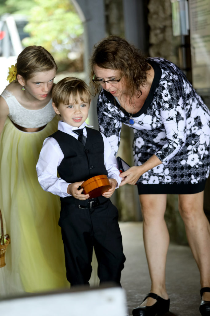 Ring bearer at the Pretty Place Wedding Venue