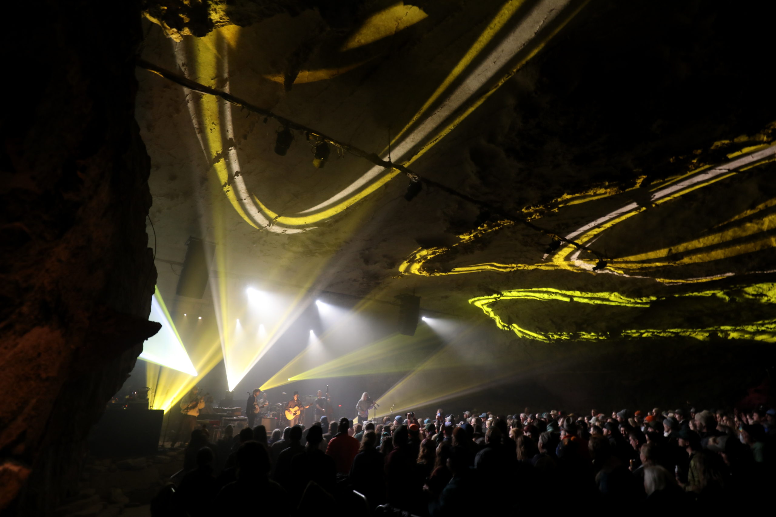 Railroad Earth performs at the Caverns