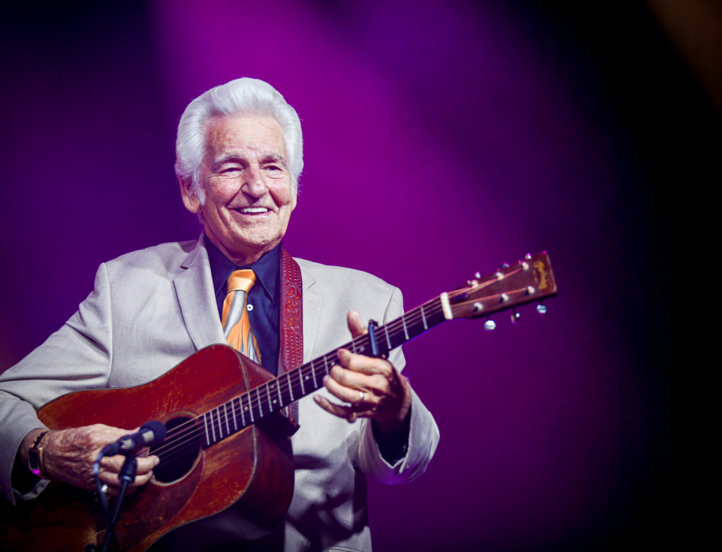 Del McCoury plays in Virginia at a music event