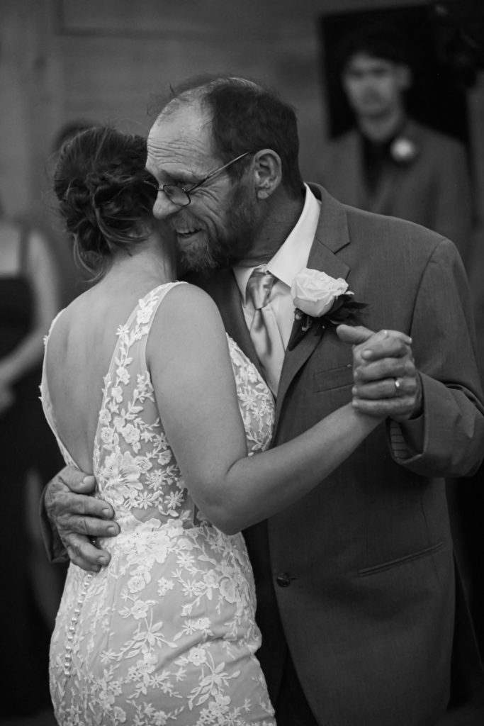 first dance with Dad wedding photos
