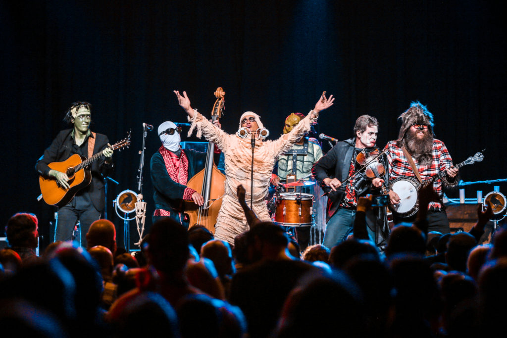 Halloween in Asheville North Carolina with Old Crow Medicine Show