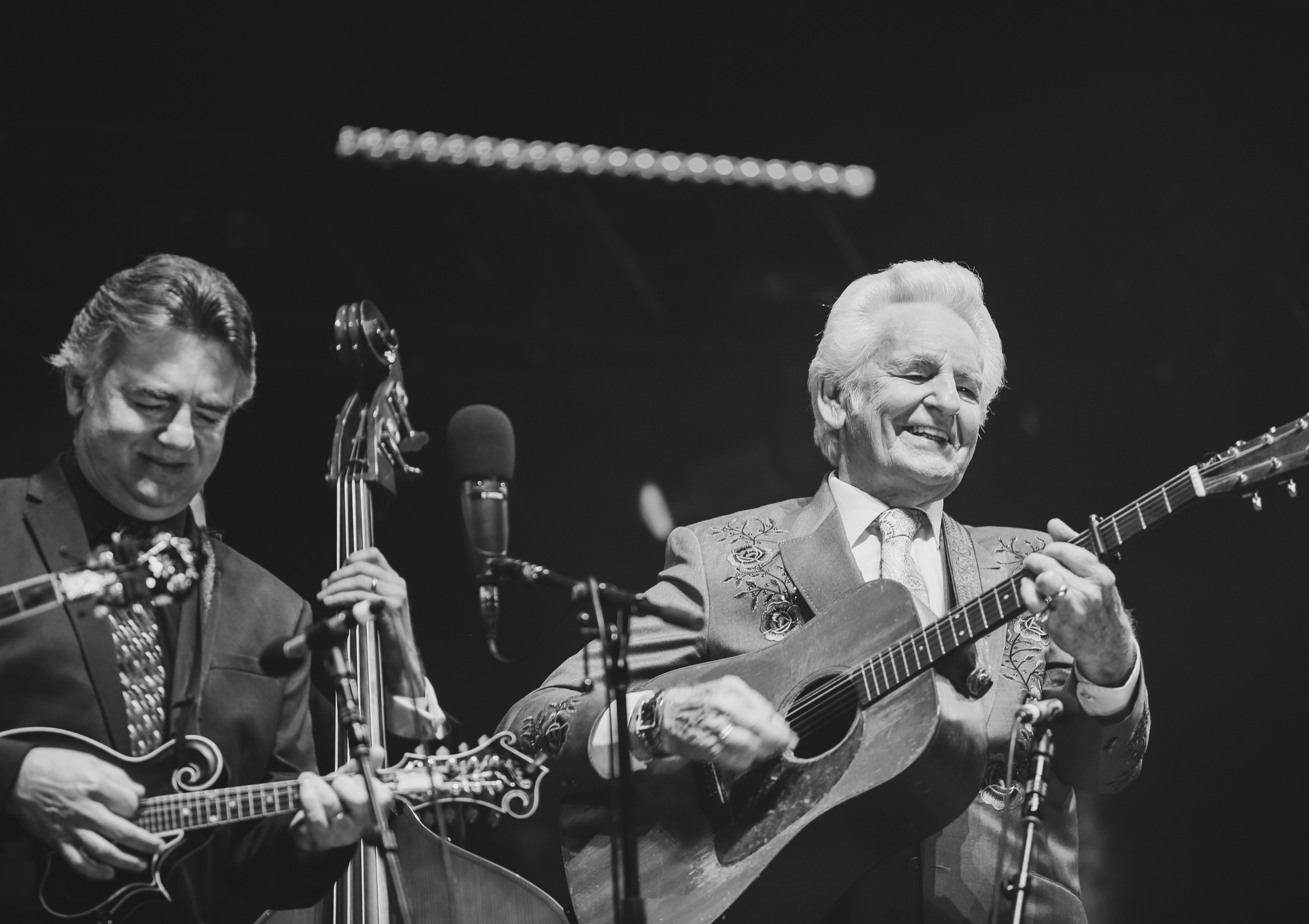 Bryce Lafoon photographs Del McCoury in Raleigh, NC.