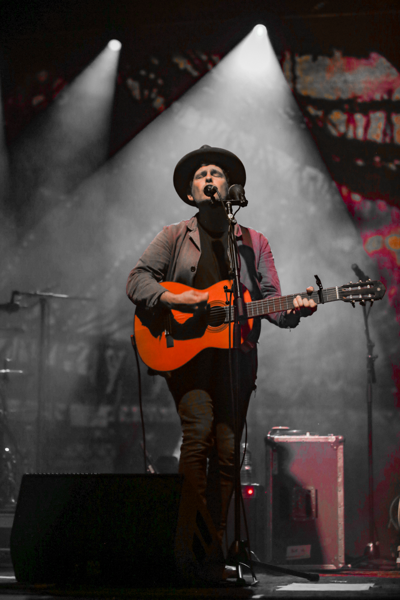 Photos of Gregory Alan Isakov and his band in Asheville 2023.  