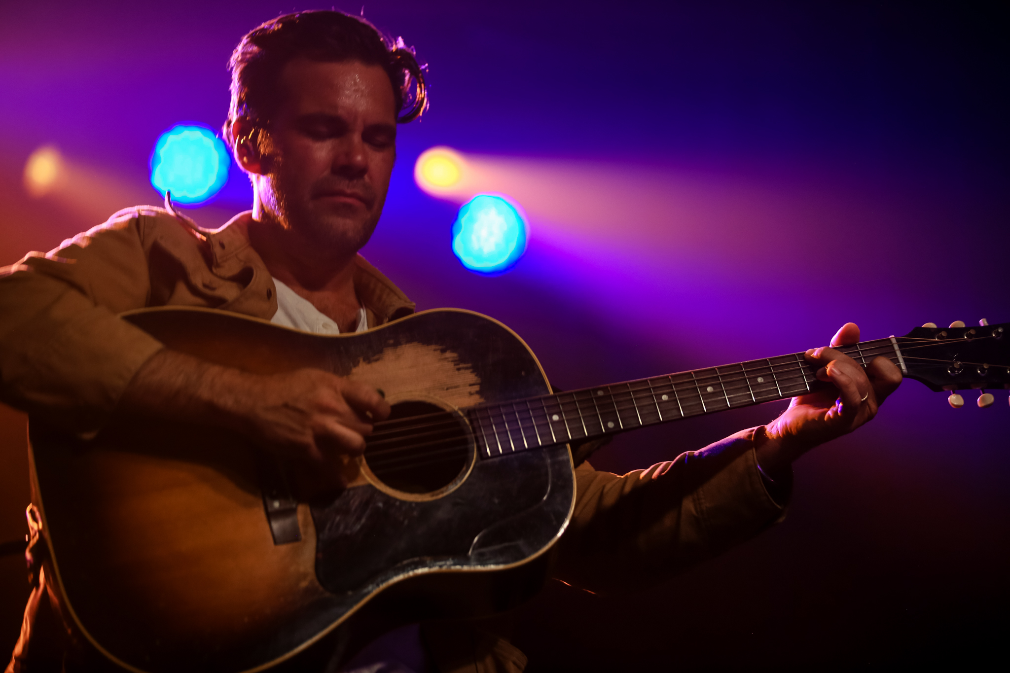 The Lone Bellow perform a show at the Orange Peel in Asheville, NC.