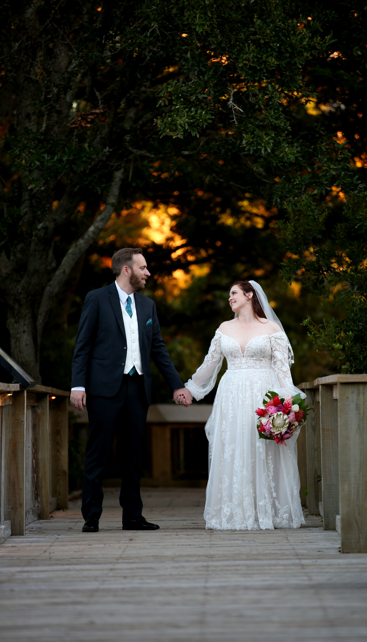 The Sunsets in Wilmington are perfect for an outdoor Wedding.