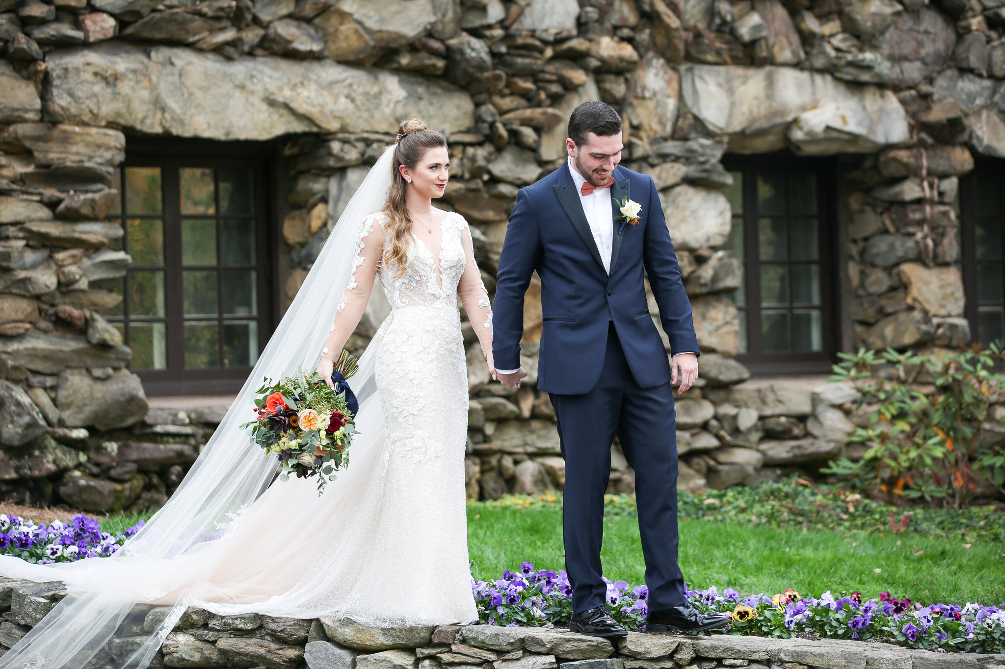 The Grove park inn in downtown Asheville is the perfect getaway for a destination wedding. 