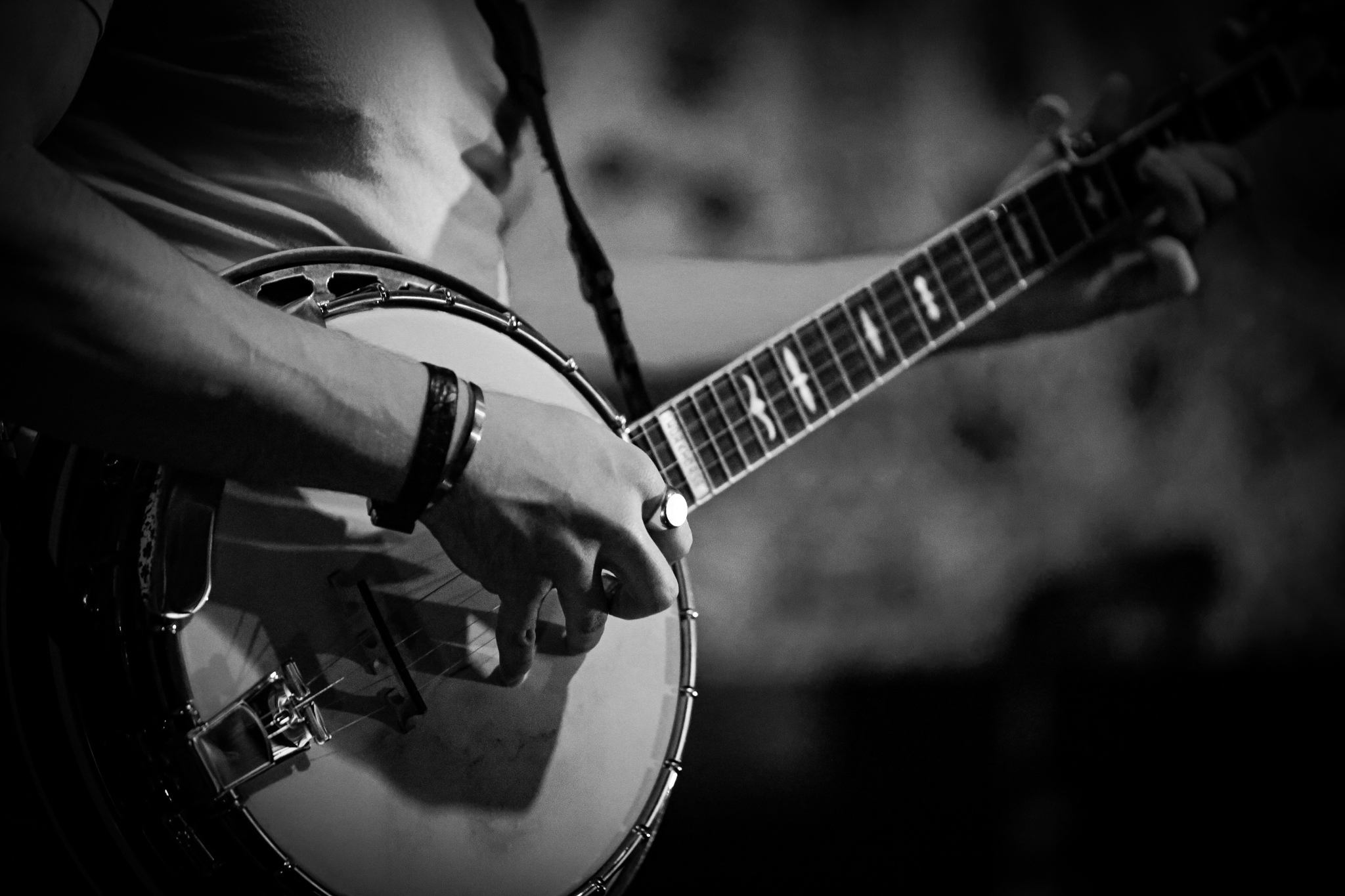Bluegrass music is a great genre you will find in Western North Carolina.