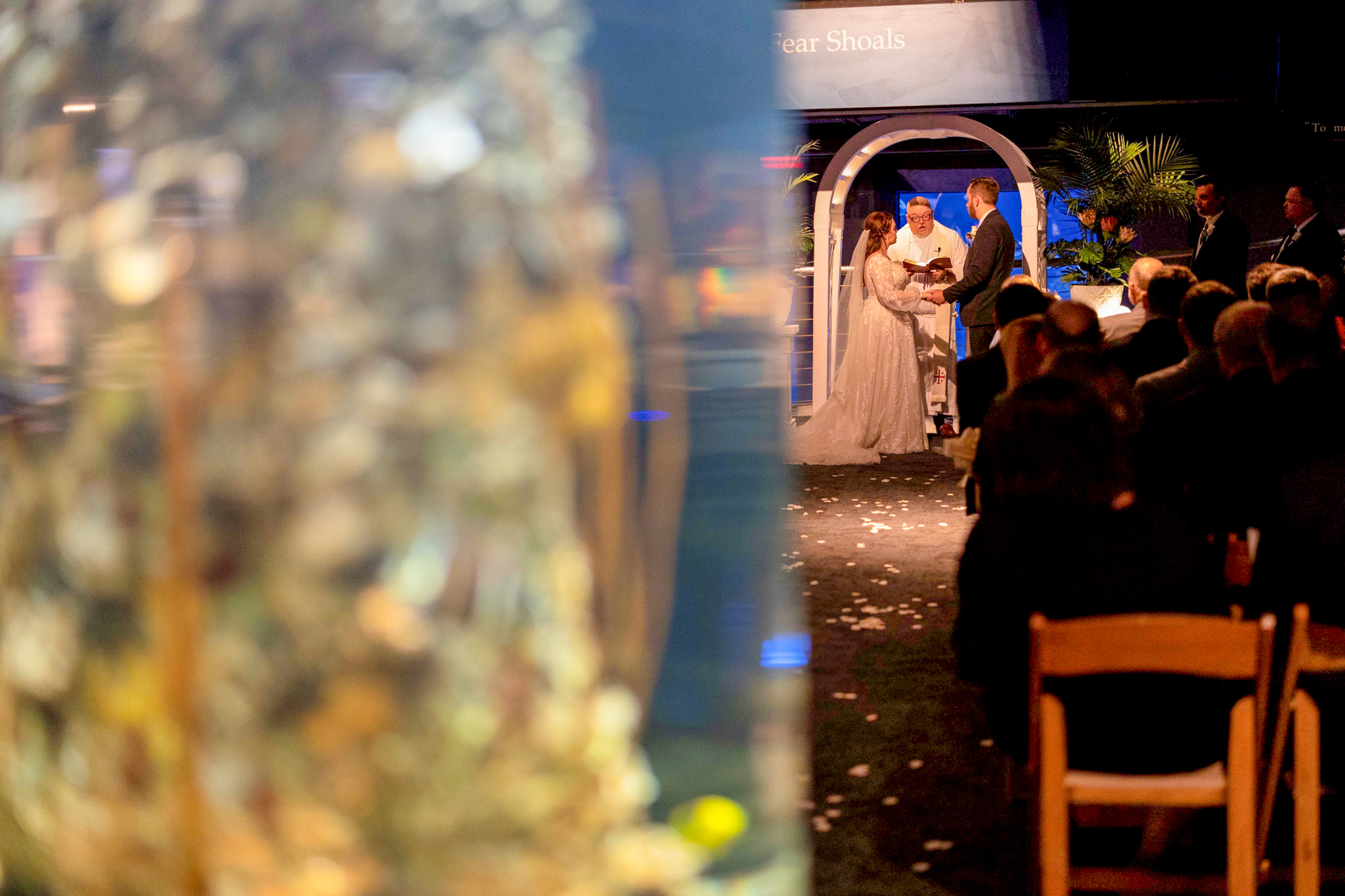 Have you wanted to get married in a aquarium? 