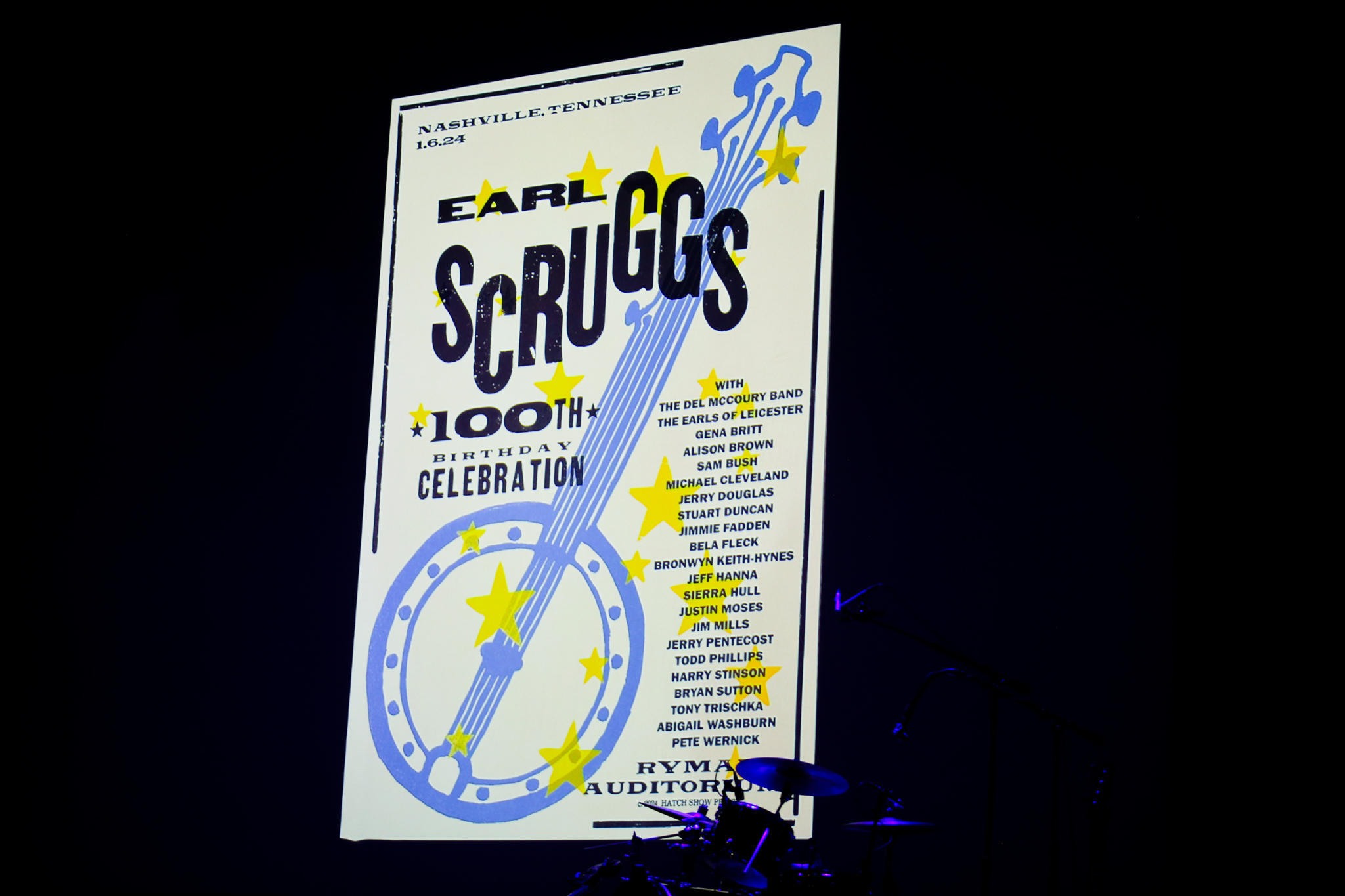 The Earl Scruggs 100th Celebration in Nashville at Ryman auditorium