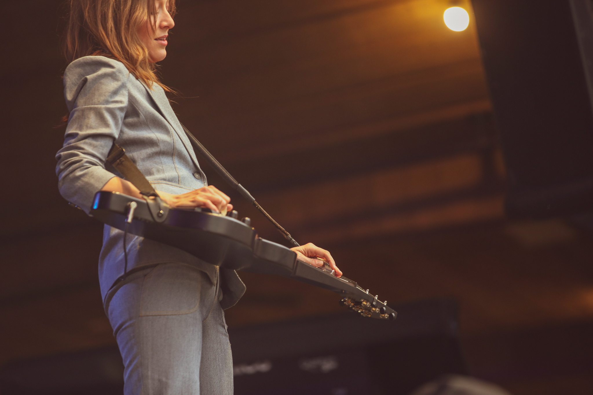 Larkin Poe is a musical duo that rocked the Merlefest 2024 Festival. 