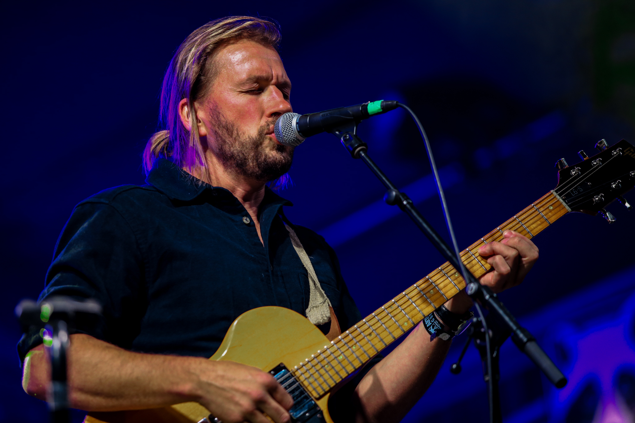 Australian Rockers the Teskey Brothers perform in North Carolina for Merlefest.