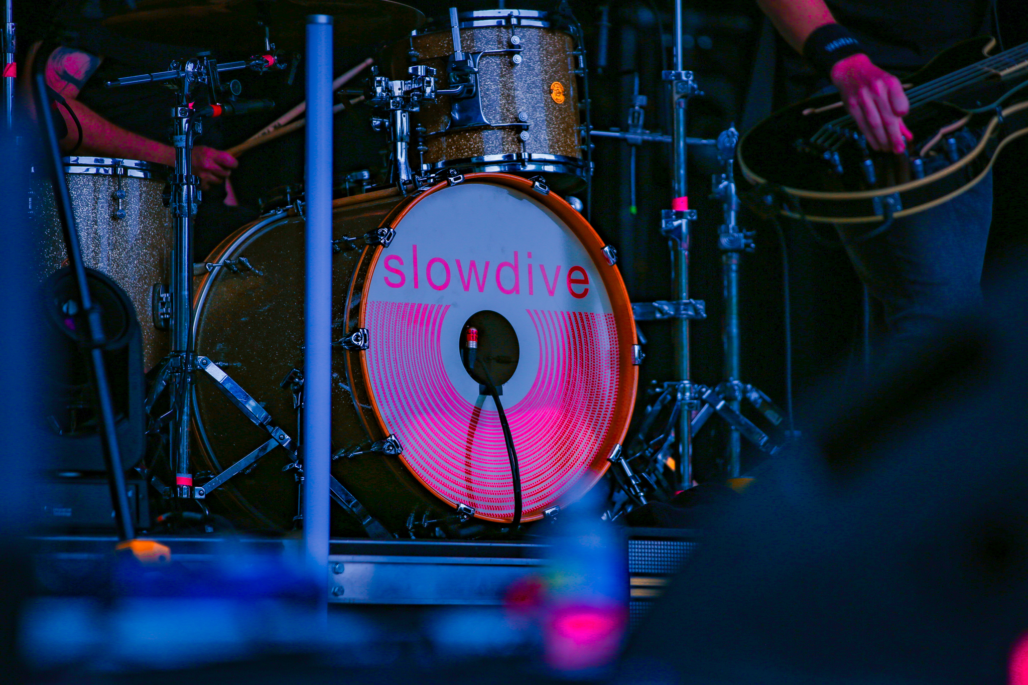 The slow dive drum kit is photographed in Asheville NC by Bryce Lafoon. 