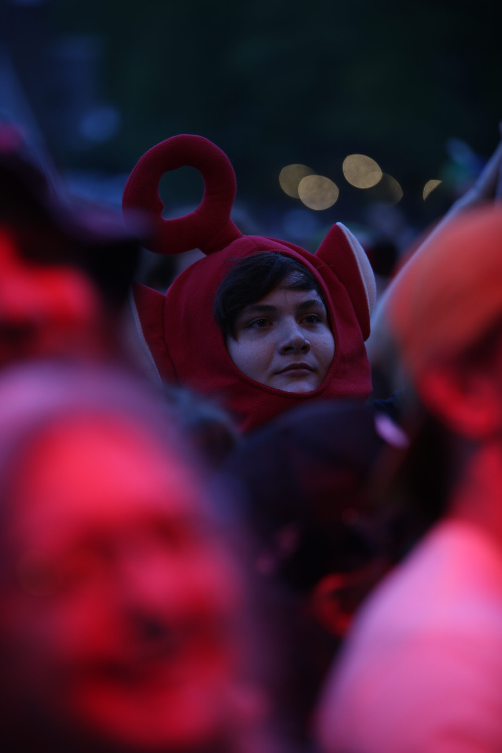 Primus fans dress up to see their hero, Les Claypool on stage in. Asheville. 