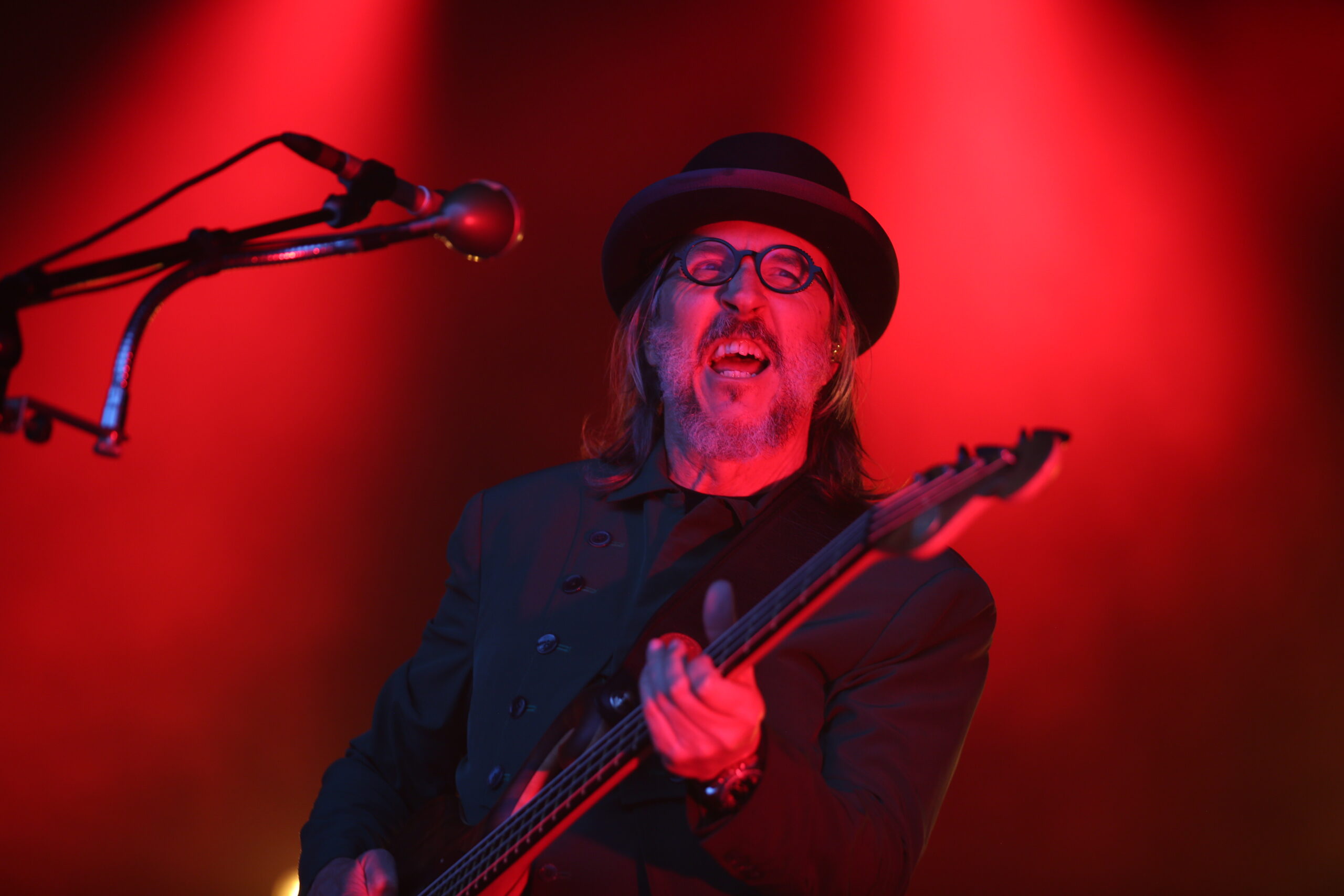 Les Claypool rocks the rabbit rabbit music venue by Orange Peel in Asheville, NC. 