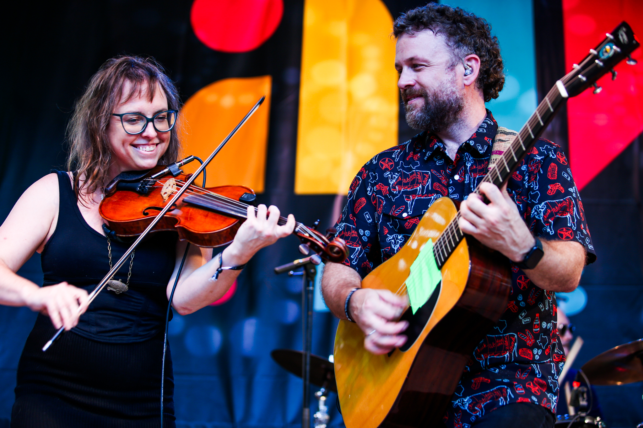 Jon Stickley Trio perform at AVL Fest 2024