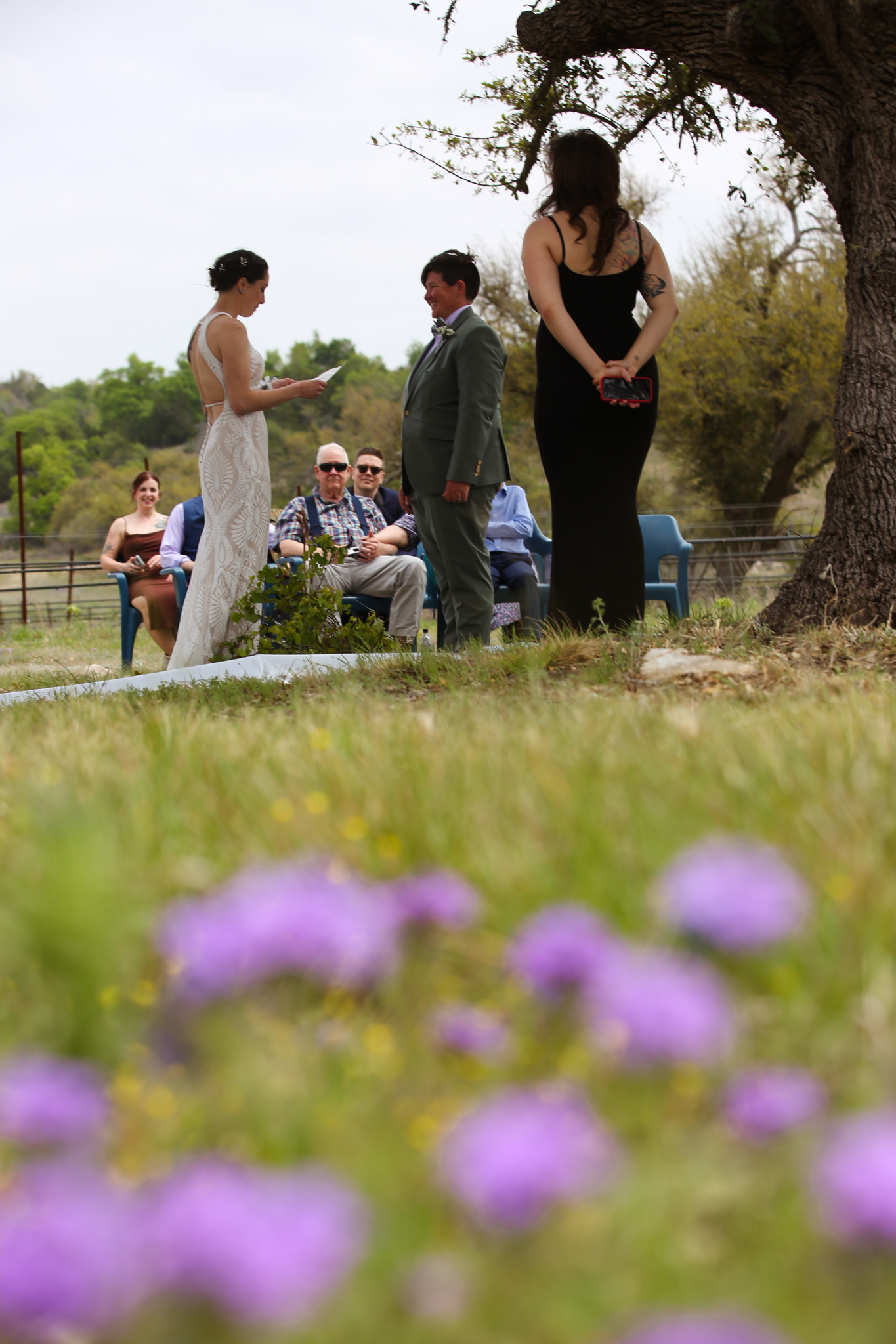 Solar eclipse wedding photography