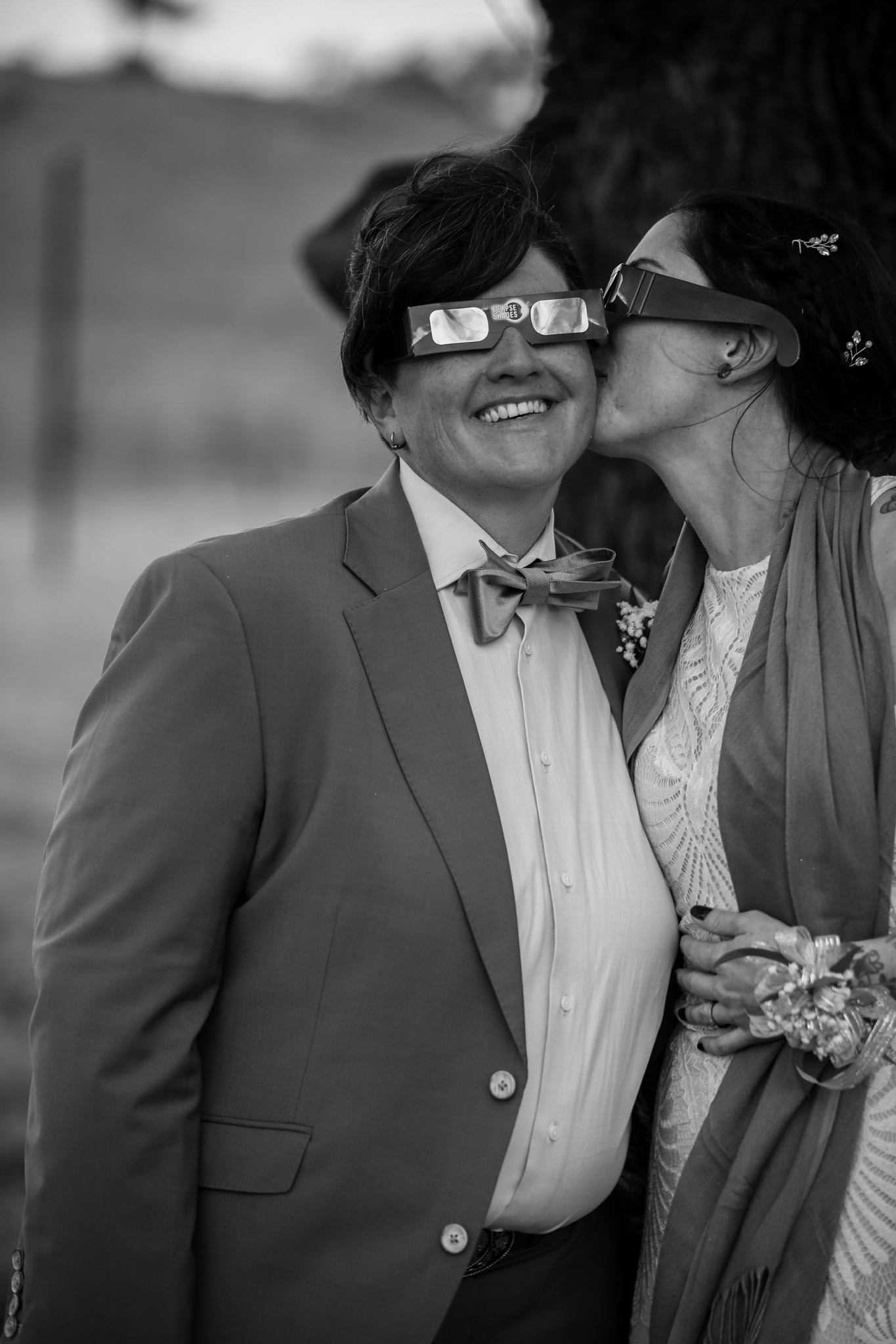 Solar Eclipse Wedding Glasses