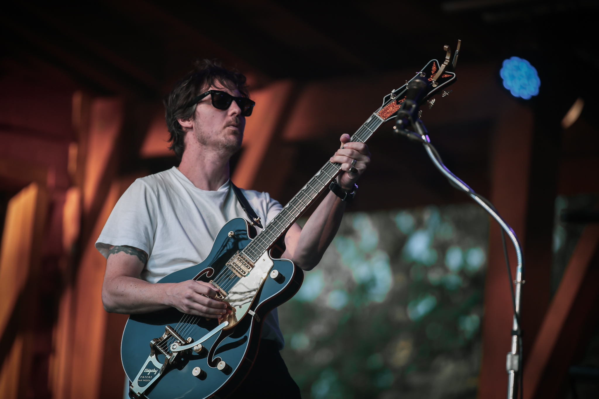 Shovels and Rope perform in Black Mountain, North Carolina. 