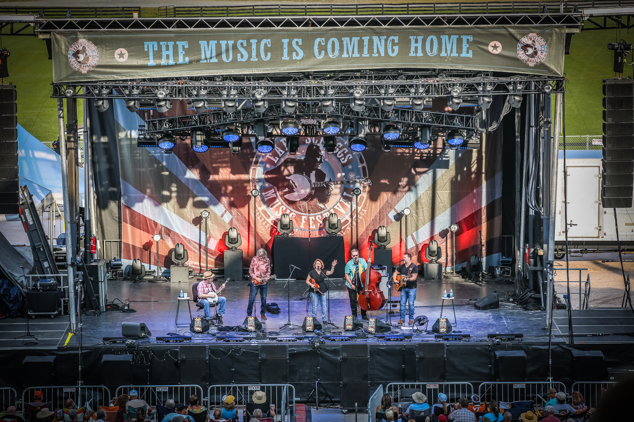 The Music is coming home at Earl Scruggs Music Festival. 