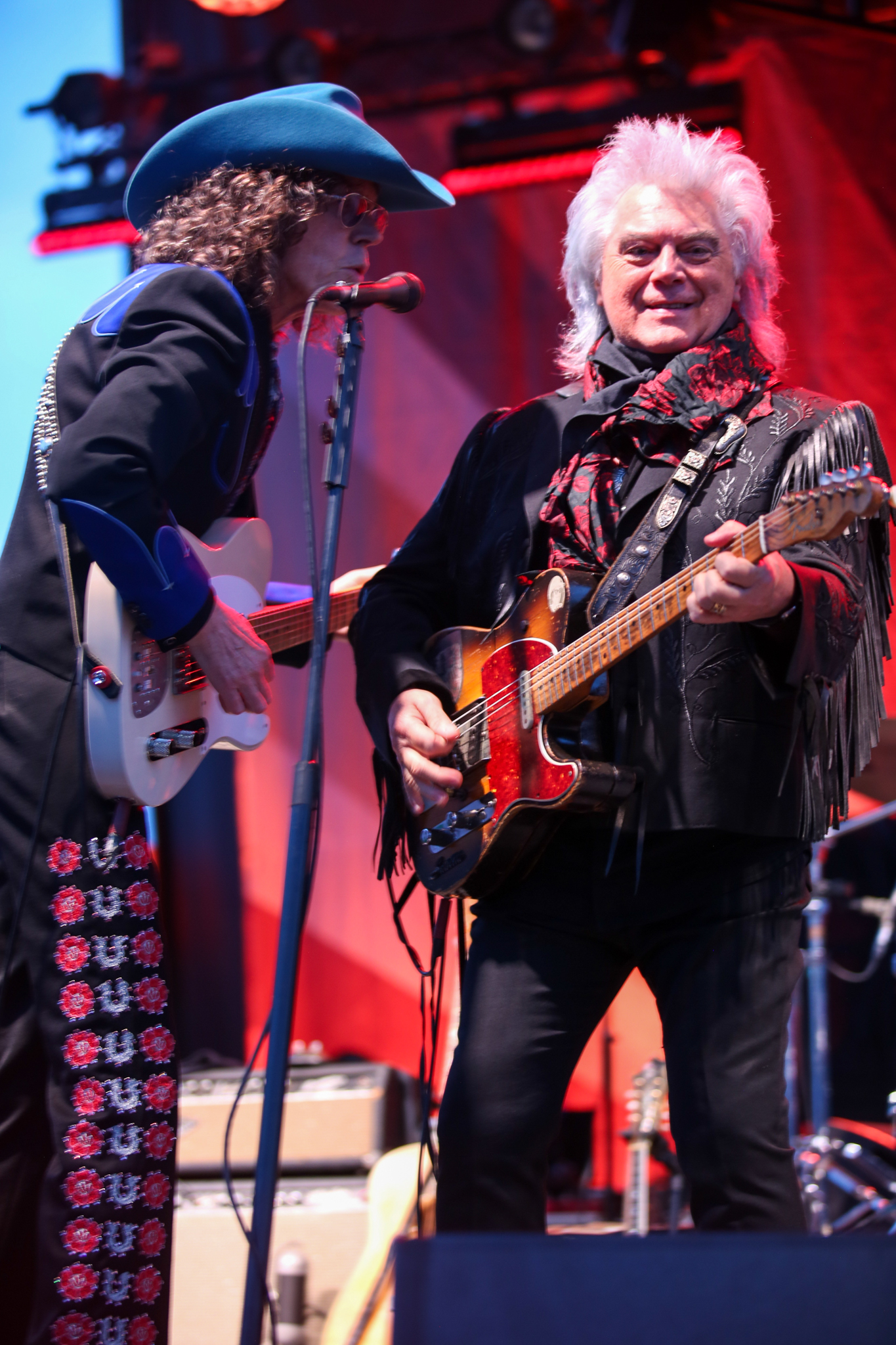 Marty Stuart and Cousin Kenny play at Earl Scruggs Festival.  