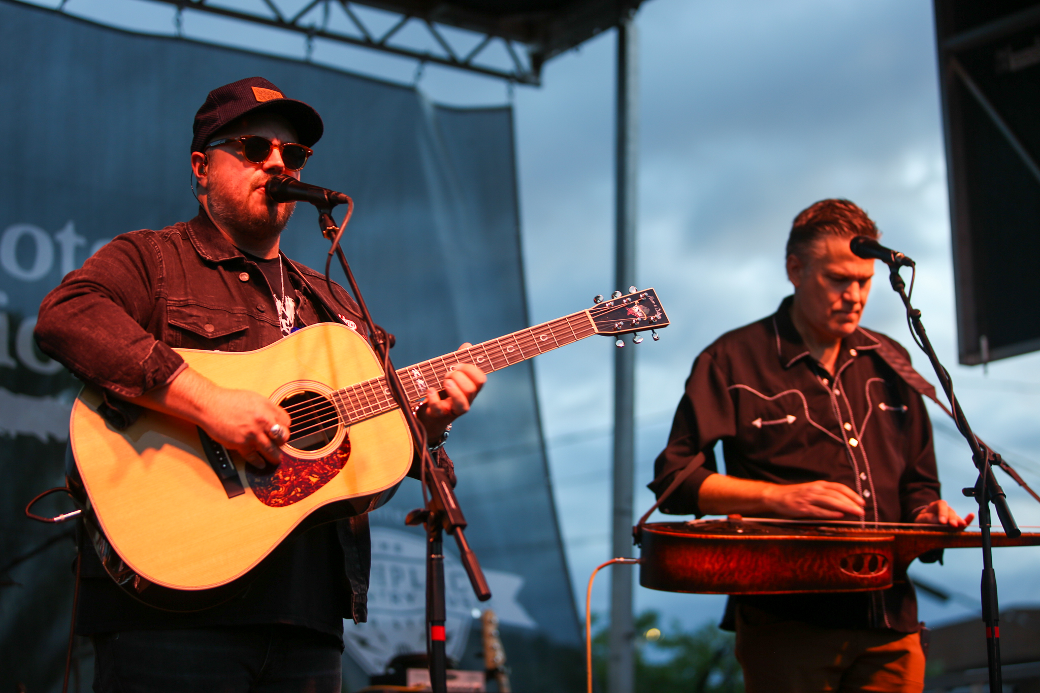 Trey Hensley and Rob Ickes perform at Bristol Rhythm and Roots Festival 