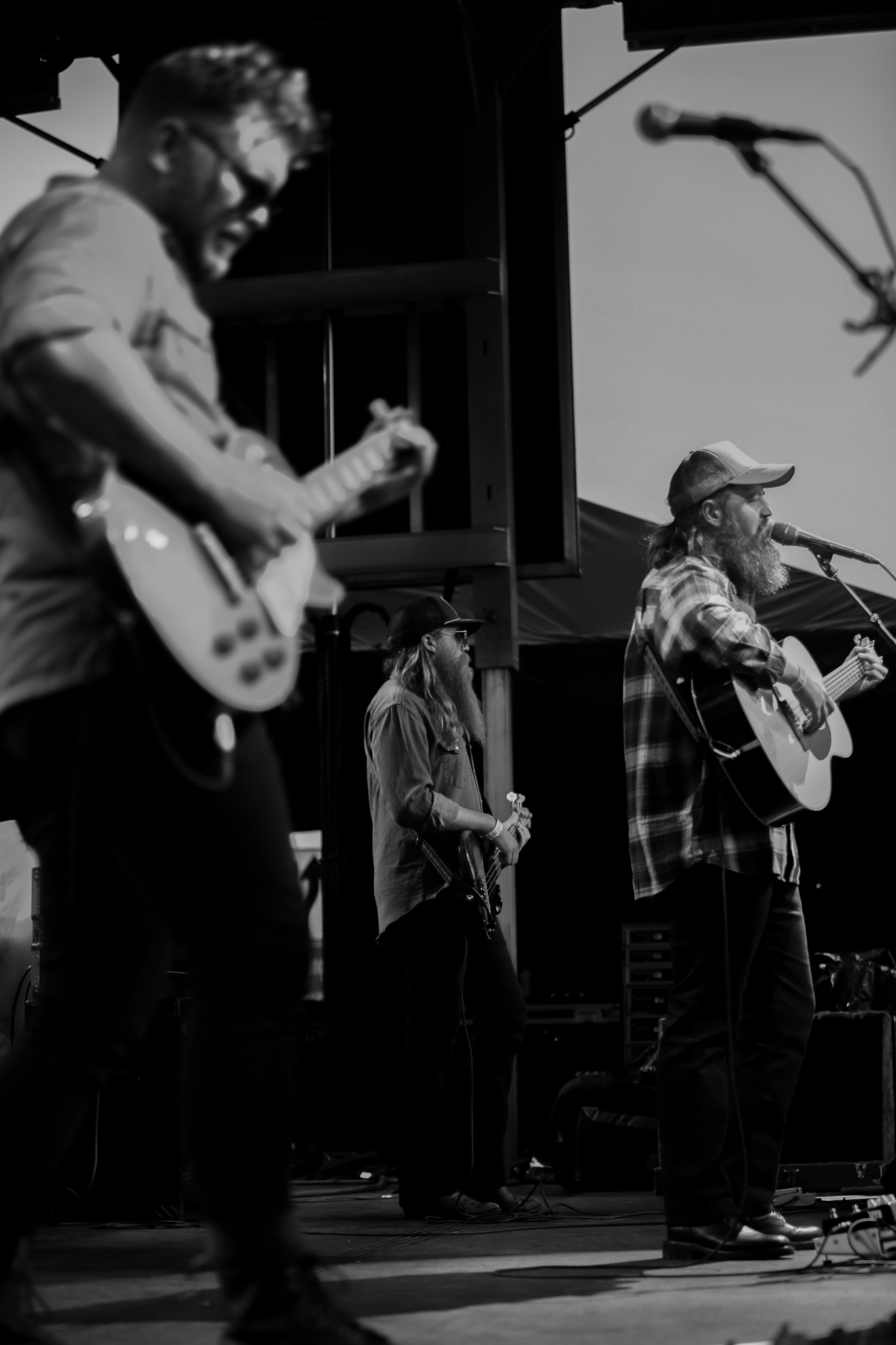 Drayton Farley performs at the Bristol Rhythm and Roots festival. 